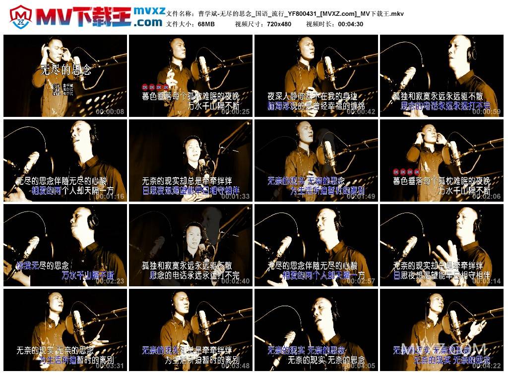 曹学斌-无尽的思念_国语_流行_YF800431